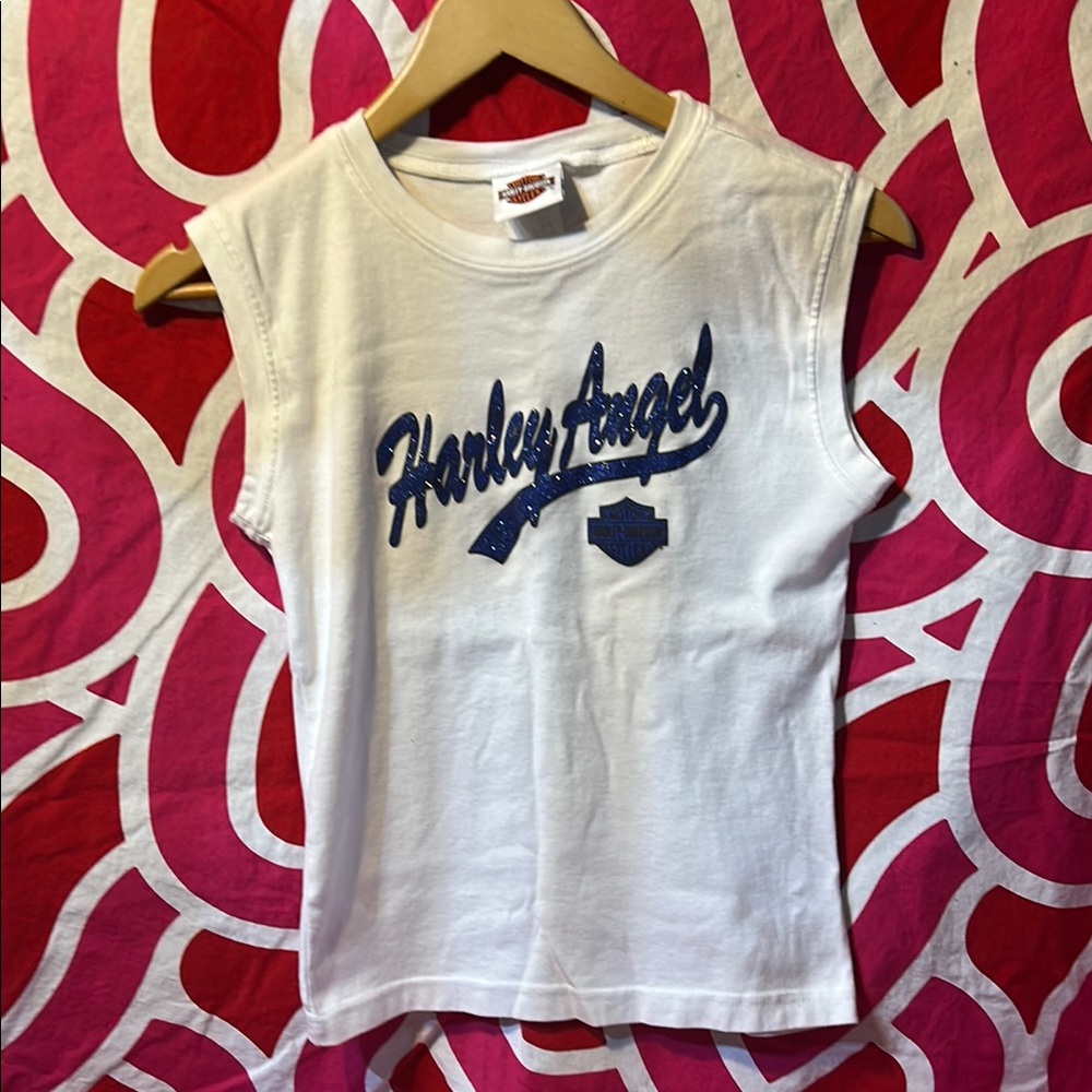 Vtg nwot Women's sz large Harley Davidson Las Vegas  sleeve tee